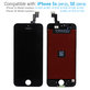 Дисплей за iPhone 5S, SE, Black, Тъчскрийн с рамка
