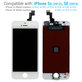 Дисплей за iPhone 5S, SE, White, Тъчскрийн с рамка