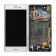 дисплей за Sony Xperia X Performance F8131, F8132, Тъчскрийн и рамка, бял, White, 1302-3675, Genuine Service Pack