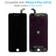 Дисплей за iPhone 6 Plus, Black, Тъчскрийн с рамка