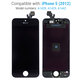 Дисплей за iPhone 5, Black, Тъчскрийн с рамка