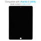 LCD дисплей за iPad Air 2, Black, Тъчскрийн без рамка, Refurbished