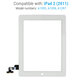 Тъчскрийн за iPad 2, White