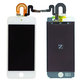 LCD дисплей за iPod Touch (5th Gen, 6th Gen, 7th Gen), White, Тъчскрийн с рамка