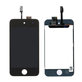 LCD дисплей за iPod Touch (4th Gen), Black, Тъчскрийн с рамка