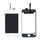 LCD дисплей за iPod Touch (4th Gen), White, Тъчскрийн с рамка
