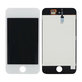 LCD дисплей за iPod Touch (4th Gen), White, Тъчскрийн с рамка