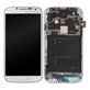 дисплей OLED за Samsung S4 i9505, Тъчскрийн и рамка, White Frost