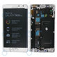 дисплей за Samsung Note Edge N915FY, Тъчскрийн и рамка, бял, White, GH97-16636B, Genuine Service Pack