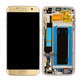 дисплей за Samsung S7 Edge G935F, Тъчскрийн и рамка, Злато, Gold, GH97-18533C, GH97-18594C, GH97-18767C, Genuine Service Pack