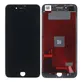 Дисплей за iPhone 8 Plus, Black, Тъчскрийн с рамка