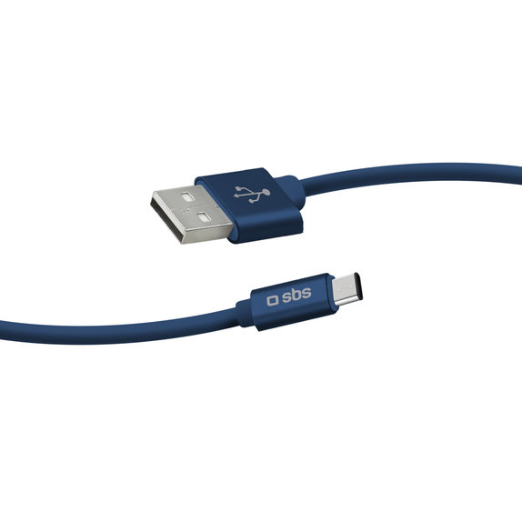 Кабел USB-C / USB, 1m, Бял, White, SBS