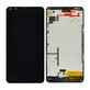 дисплей за Microsoft Lumia 640, Тъчскрийн и рамка, черен, Black, TFT