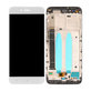 дисплей за Xiaomi Mi A1 (Mi 5X), Тъчскрийн и рамка, бял, White, TFT