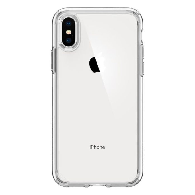 Калъф Ultra Hybrid за iPhone X & XS, Прозрачен, Transparent, Spigen