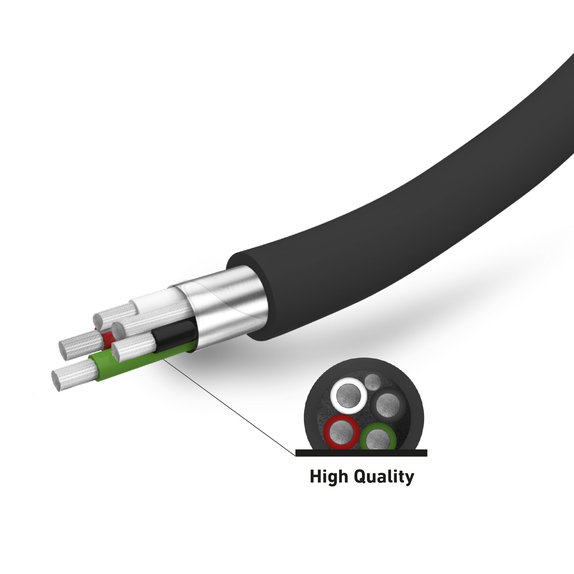 Автомобилно зарядно, 2x USB + кабел USB / USB-C, Черно, Black, SBS