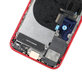Заден калъф със малки части за iPhone 8, червен, Red