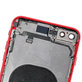 Заден калъф със малки части за iPhone 8 Plus, червен, Red
