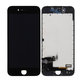 Дисплей In-Cell за iPhone 7, Black, Тъчскрийн с рамка, FixPremium
