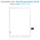 Тъчскрийн за iPad (6th Gen 2018), White