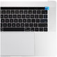 Горна рамка с клавиатура, микрофон, тъчпад и говорители за MacBook Pro 15" A1707 (късна 2016 – средата на 2017), US, Сребрист