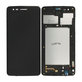 дисплей за LG K8 M200N (2017), Тъчскрийн и рамка, черен, Black, TFT
