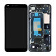 дисплей за LG Q6 M700N, Тъчскрийн и рамка, черен, Black, TFT
