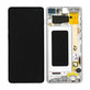 дисплей за Samsung S10 Plus G975F, GH82-18849B, GH82-18834G, GH82-18849G, GH82-18834B, Тъчскрийн и рамка, Prism White, Genuine Service Pack