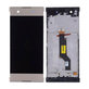 дисплей за Sony Xperia XA1 G3121, Тъчскрийн и рамка, Gold, TFT