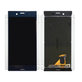 дисплей за Sony Xperia XZ F8331, Тъчскрийн без рамка, син, Blue TFT