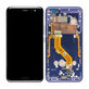 дисплей за HTC U11, Тъчскрийн и рамка, син, Blue, TFT