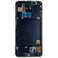 дисплей за Samsung A40 A405F, GH82-19672A, GH82-19674A, Тъчскрийн и рамка, черен, Black, Genuine Service Pack