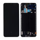дисплей за Samsung A70 A705F, GH82-19747A, GH82-19787A, Тъчскрийн и рамка, черен, Black, Genuine Service Pack