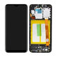 дисплей за Samsung A20e A202F, Тъчскрийн и рамка, GH82-20229A, GH82-20186A, черен, Black, Genuine Service Pack