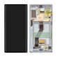 дисплей за Samsung Note 10 Plus, Тъчскрийн и рамка, GH82-20838B, G82-20900B, Aura White, Genuine Service Pack