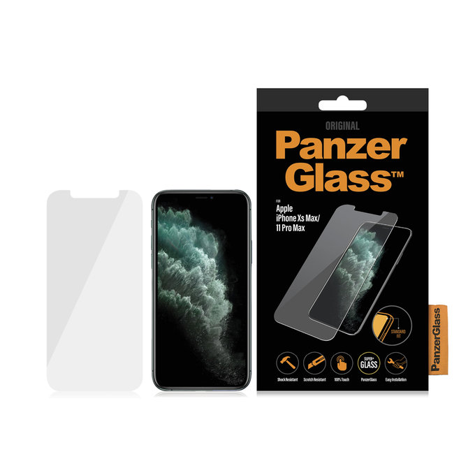 Закалено стъкло стандартно за iPhone XS Max и 11 Pro Max, Прозрачен, Transparent