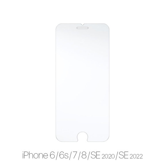 Закалено стъкло за iPhone 6, 6s, 7, 8, SE 2020 и SE 2022