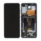 дисплей за Samsung S20 Plus G985F, Тъчскрийн и рамка, GH82-22134A, GH82-22145A, GH82-31441A, Cosmic Black, Genuine Service Pack