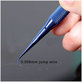 Пинсета от титаниева сплав с извит връх за прецизна жица Jump (0.1mm), 2UUL BlueT Curved Head