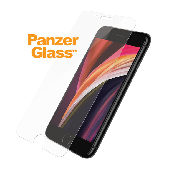 Закалено стъкло стандартно за iPhone SE 2020, 8, 7, 6s и 6, Прозрачен, Transparent