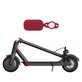 Декоративна капачка за зарядния конектор за Xiaomi Mi Electric Scooter 1S, 2 M365, Essential, Pro, Pro 2, червен, Red