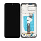 дисплей за Motorola Moto G8 Power Lite, Тъчскрийн и рамка, 5D68C16532, 55D68C18031, черен, Black, Genuine Service Pack