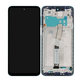 дисплей за Xiaomi Redmi Note 9 Pro, Тъчскрийн и рамка, 560005J6B200, Aurora Blue, Genuine Service Pack