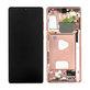 дисплей за Samsung Note 20 N980B, Тъчскрийн и рамка, GH82-23495B, GH82-23733B, Mystic Bronze, Genuine Service Pack