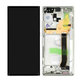 дисплей за Samsung Note 20 Ultra N986B, Тъчскрийн и рамка, GH82-23596C, GH82-31461C, Mystic White, Genuine Service Pack