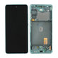 дисплей за Samsung S20 FE G780F, Тъчскрийн и рамка, GH82-24220D, GH82-31328D, GH82-31329D, GH82-24219D, Cloud Mint, Genuine Service Pack