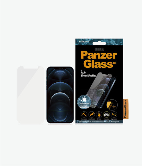 Закалено стъкло стандартно AB за iPhone 12 Pro Max, Прозрачен, Transparent