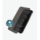 Закалено стъкло с поверителност съвместимо с калъф AB за iPhone 12 и 12 Pro, Черно, Black