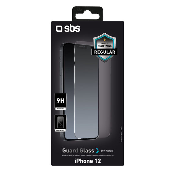 Закалено стъкло за iPhone 12 mini, Прозрачен, Transparent