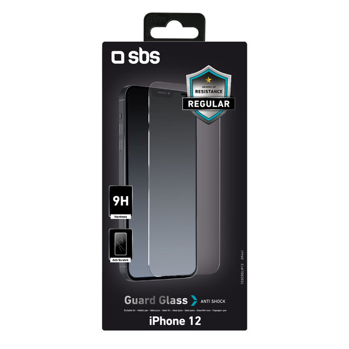 Закалено стъкло за iPhone 12 mini, Прозрачен, Transparent